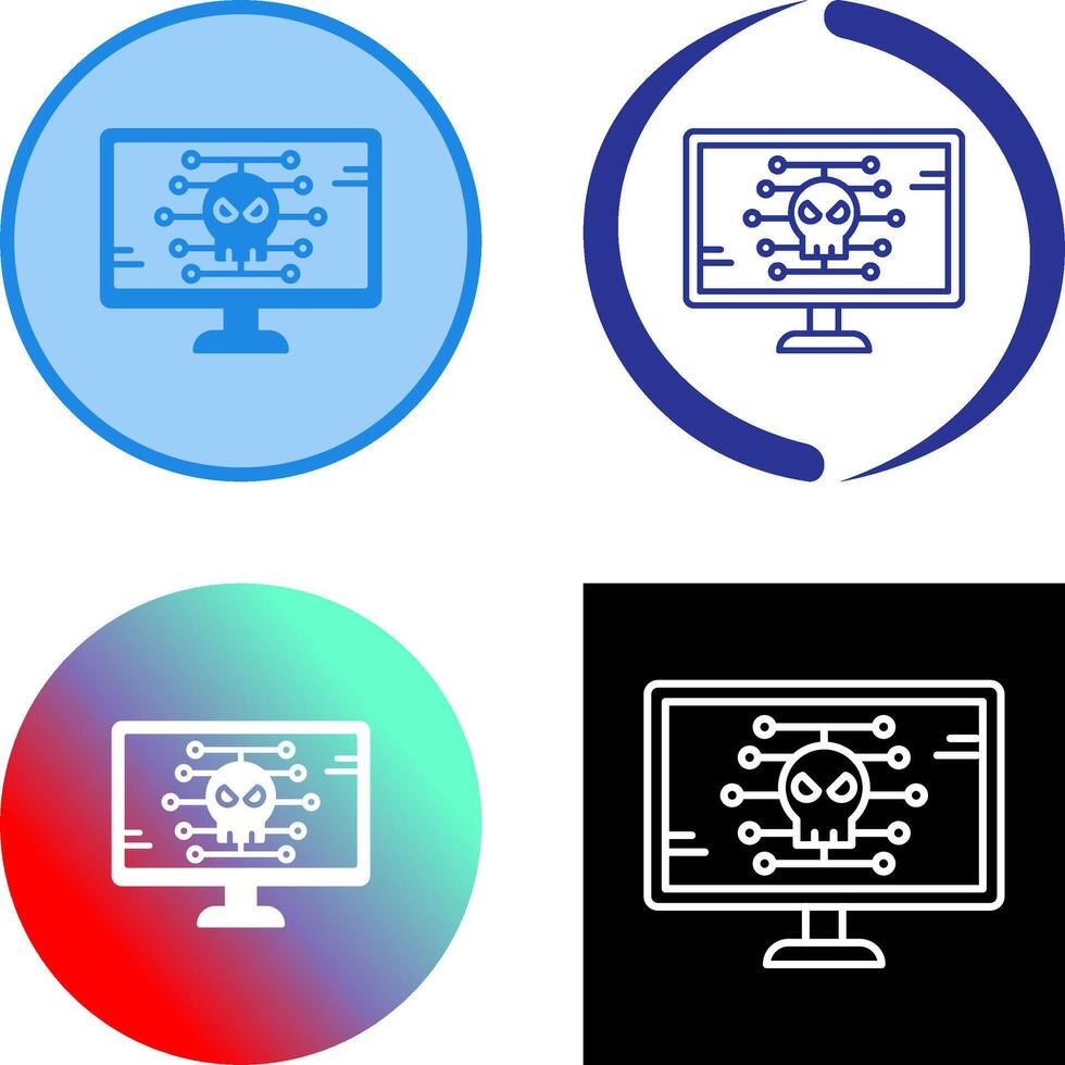 Malware-Icon-Design vektor