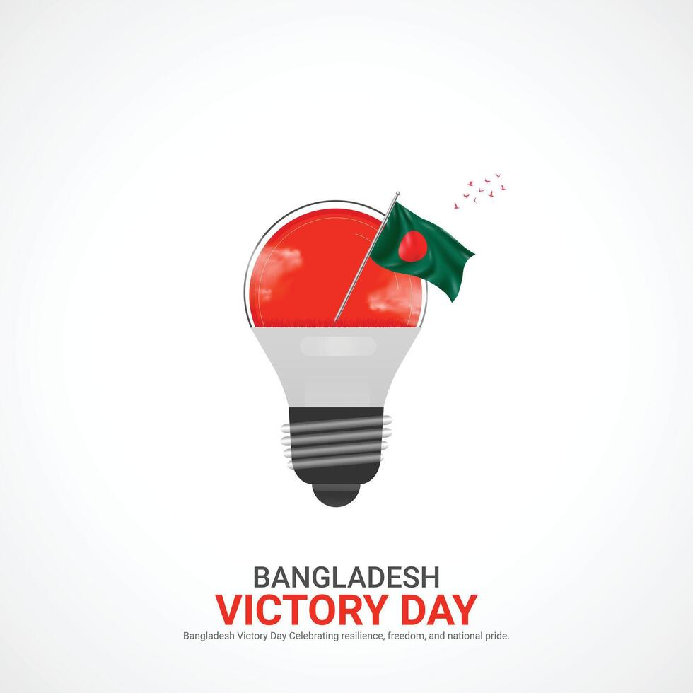 Bangladesch Sieg Tag. Bangladesch Sieg Tag kreativ Anzeigen Design Dezember 16. , 3d Illustration. vektor