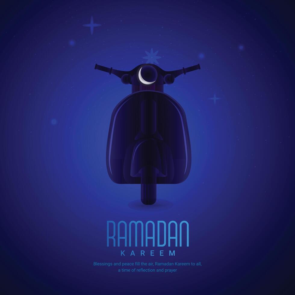 Ramadan kareem kreativ Design zum Sozial Medien Anzeigen vektor