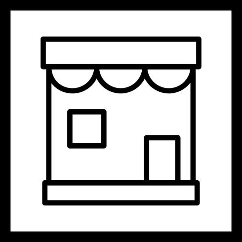 Vektor-Shop-Symbol vektor