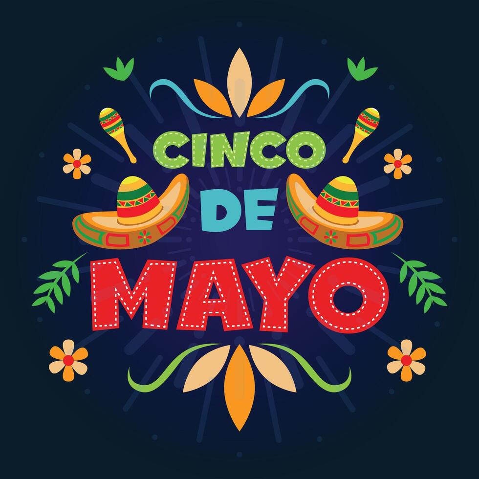 cinco de Mayo Feier Illustration vektor