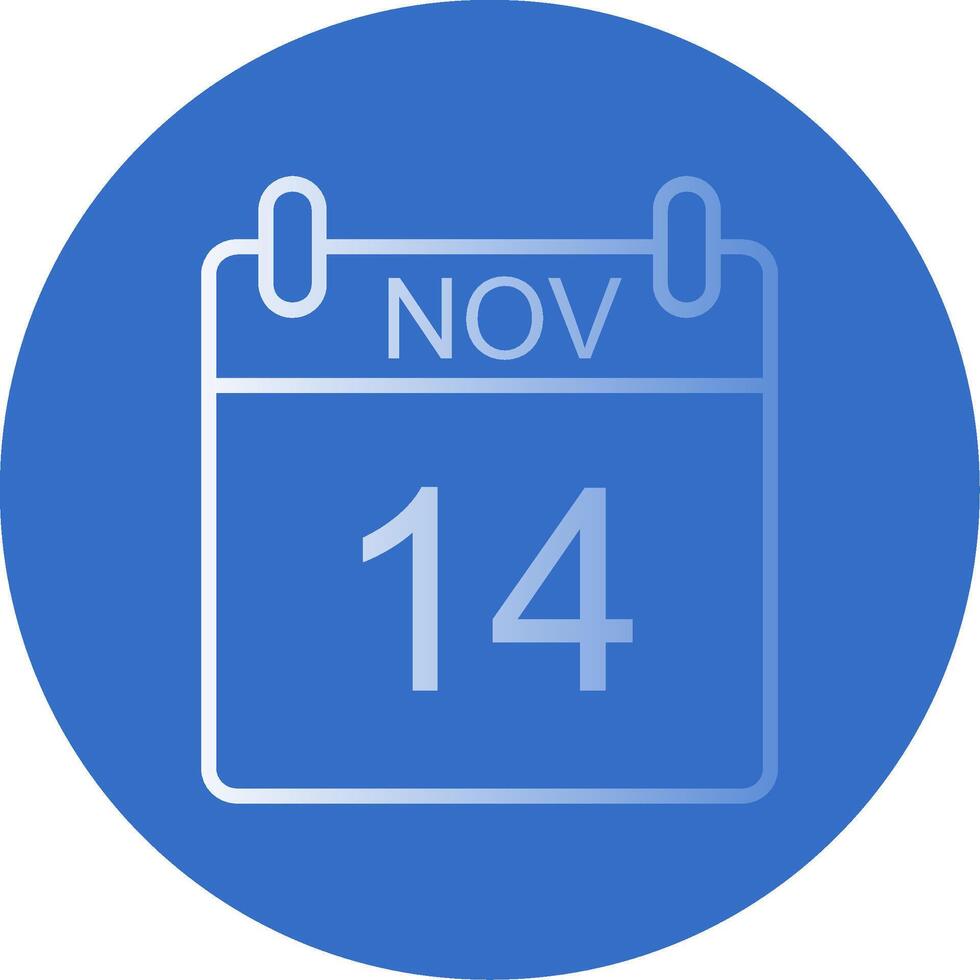 November eben Blase Symbol vektor