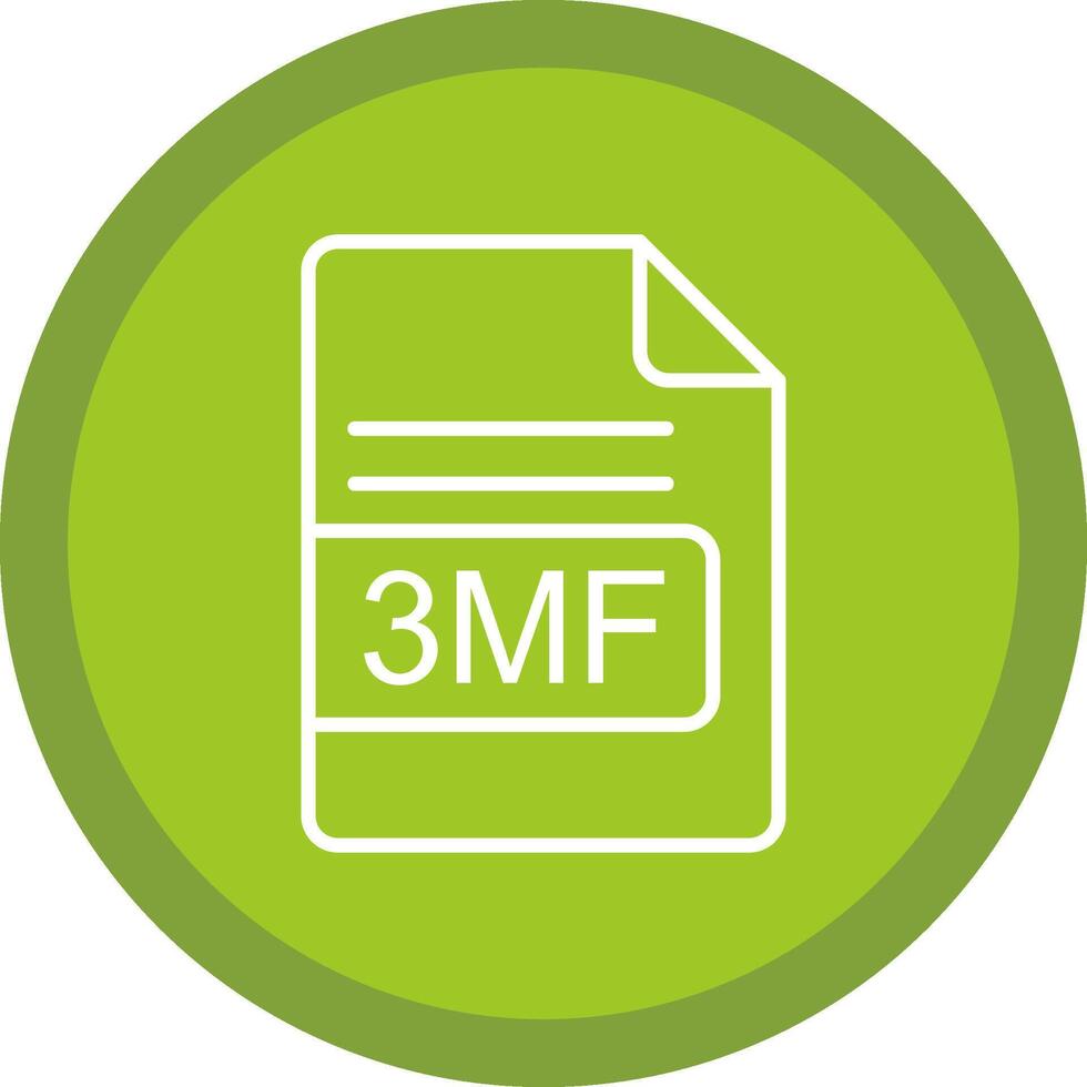 3mf Datei Format Linie multi Kreis Symbol vektor
