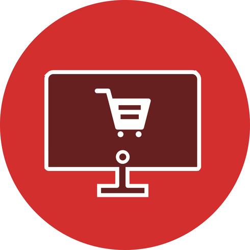 Vektor-Online-Shopping-Symbol vektor