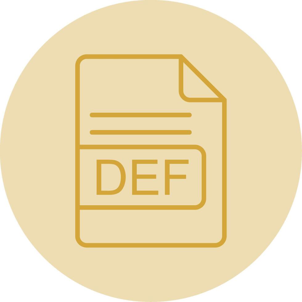 def Datei Format Linie Gelb Kreis Symbol vektor