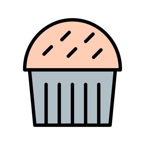 vektor cupcake ikon