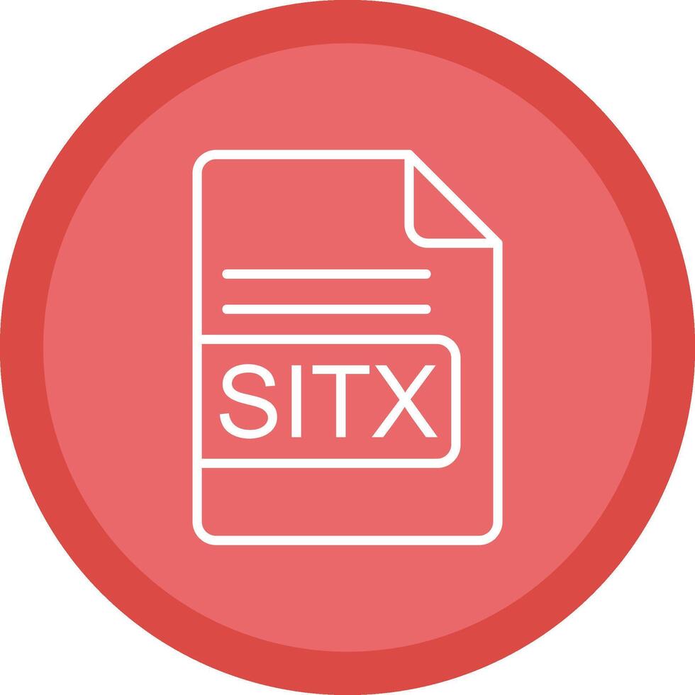 sitx Datei Format Linie multi Kreis Symbol vektor