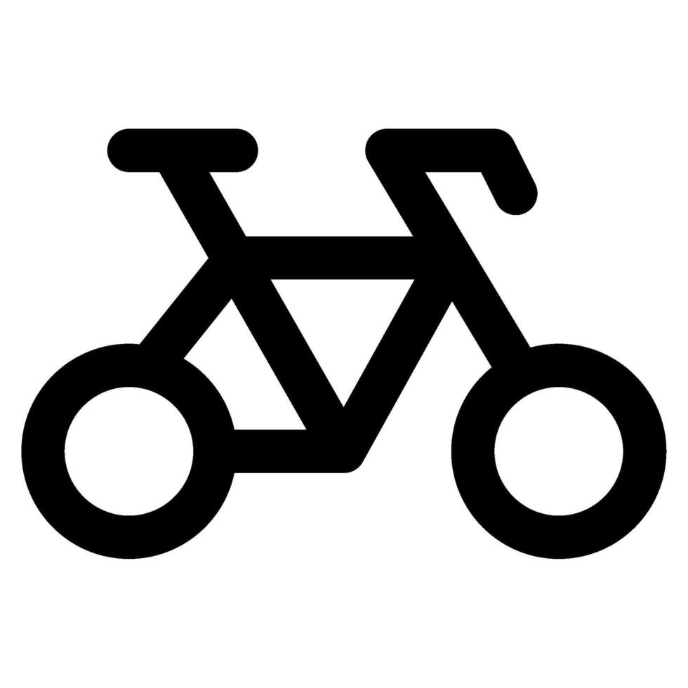 triathlon cykel ikon för webb, app, infografik, etc vektor