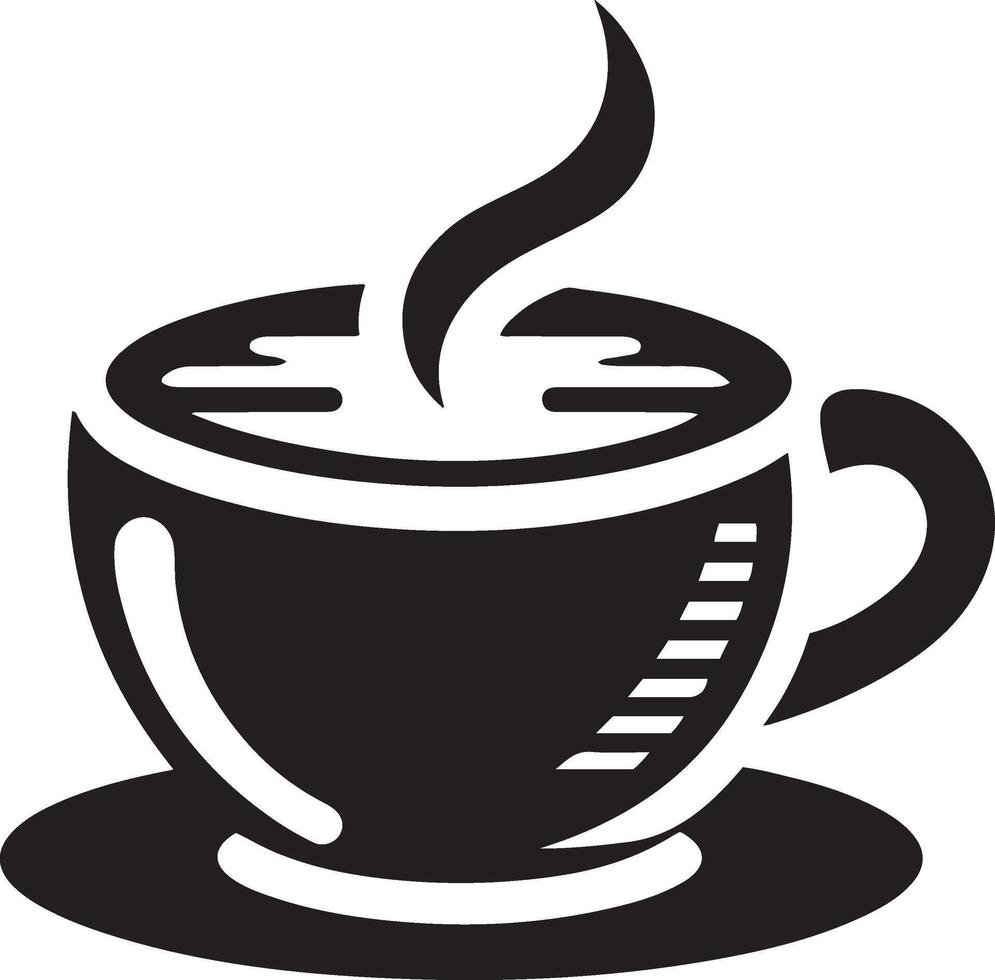 kaffe kopp med ånga kommande ut av Det. te kopp illustration. vektor