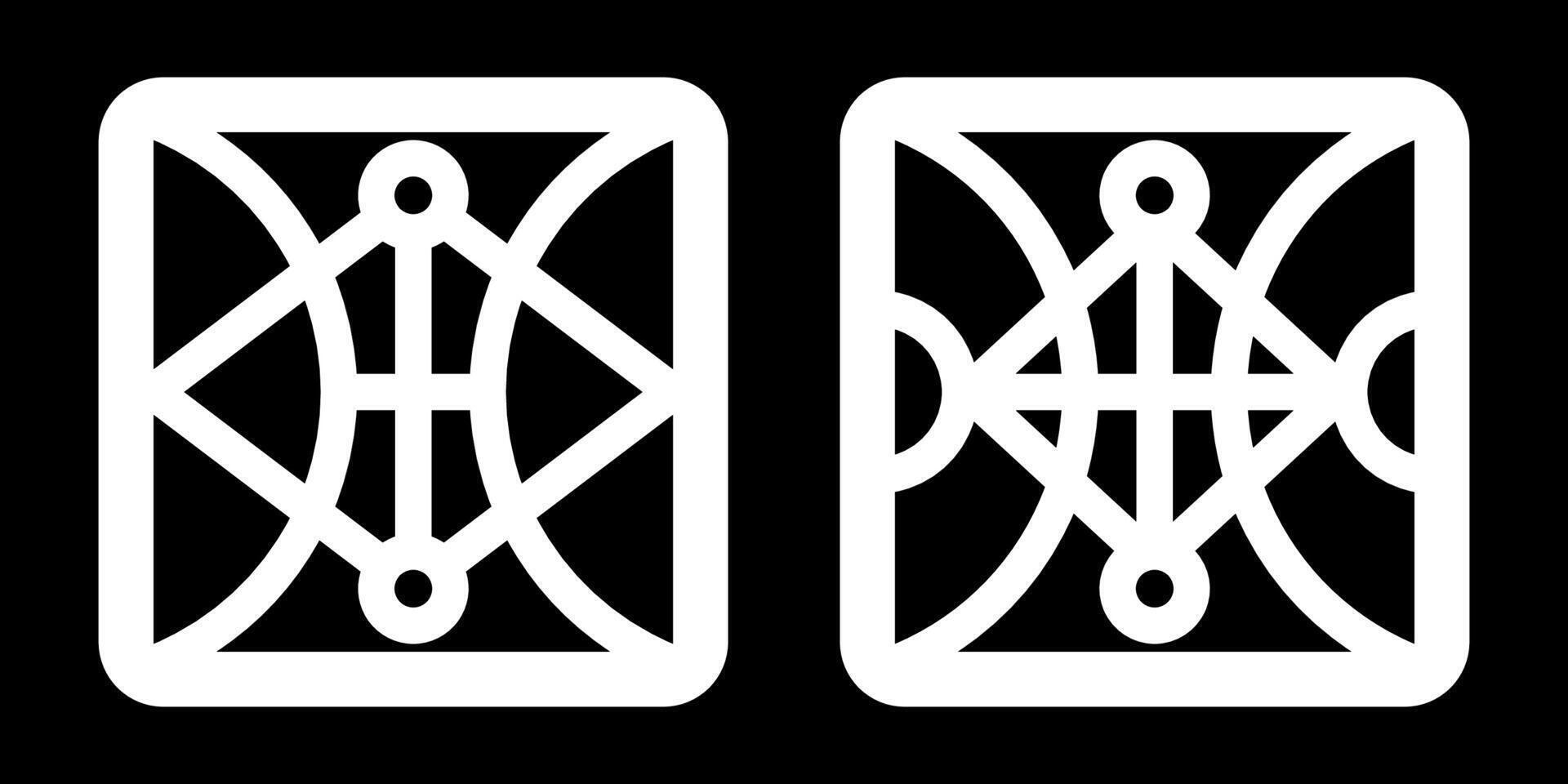 einfach geometrisch Muster zum Dekoration, Hintergrund, Tafel, und cnc Schneiden vektor