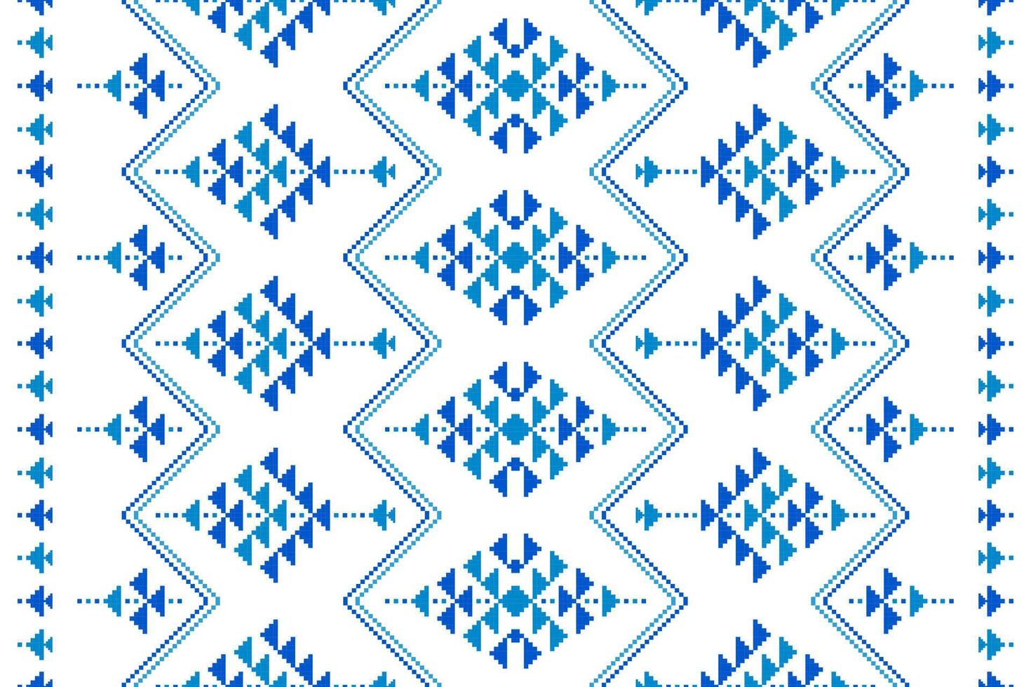 Teppich Stammes- Muster Kunst. geometrisch ethnisch nahtlos Muster traditionell. amerikanisch, Mexikaner Stil. Design zum Hintergrund, Hintergrund, Illustration, Stoff, Kleidung, Teppich, Textil, Batik, Stickerei. vektor