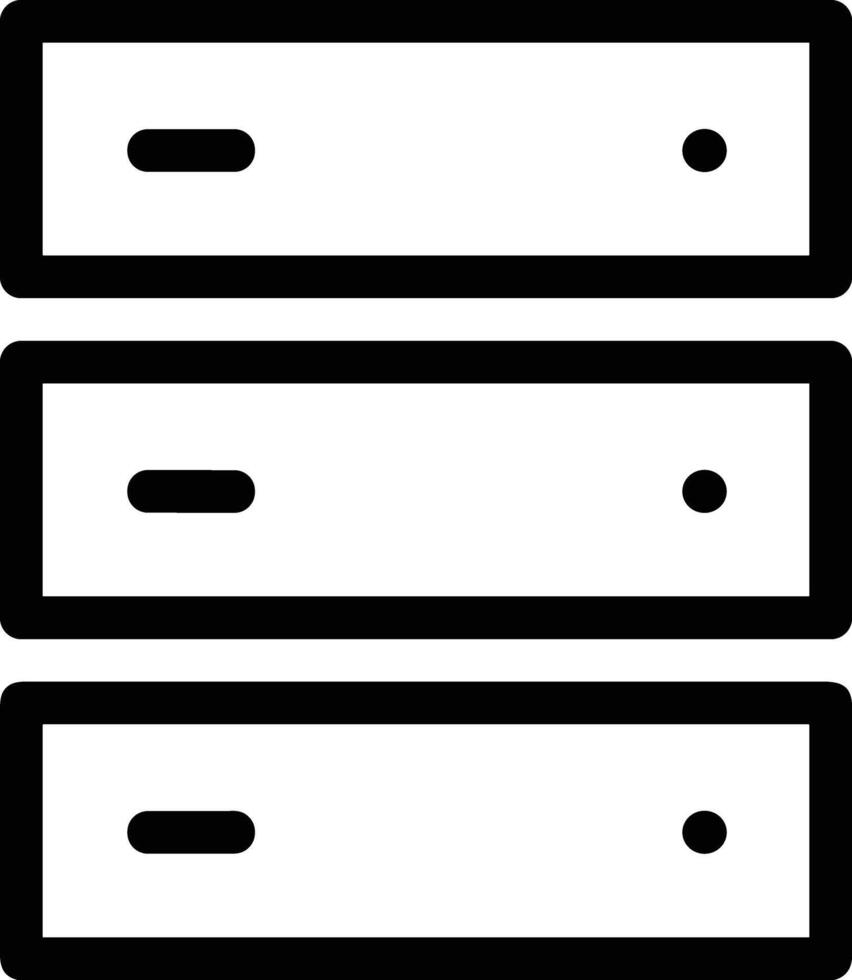 Lager Daten Symbol Symbol Bild zum Datenbank Illustration vektor