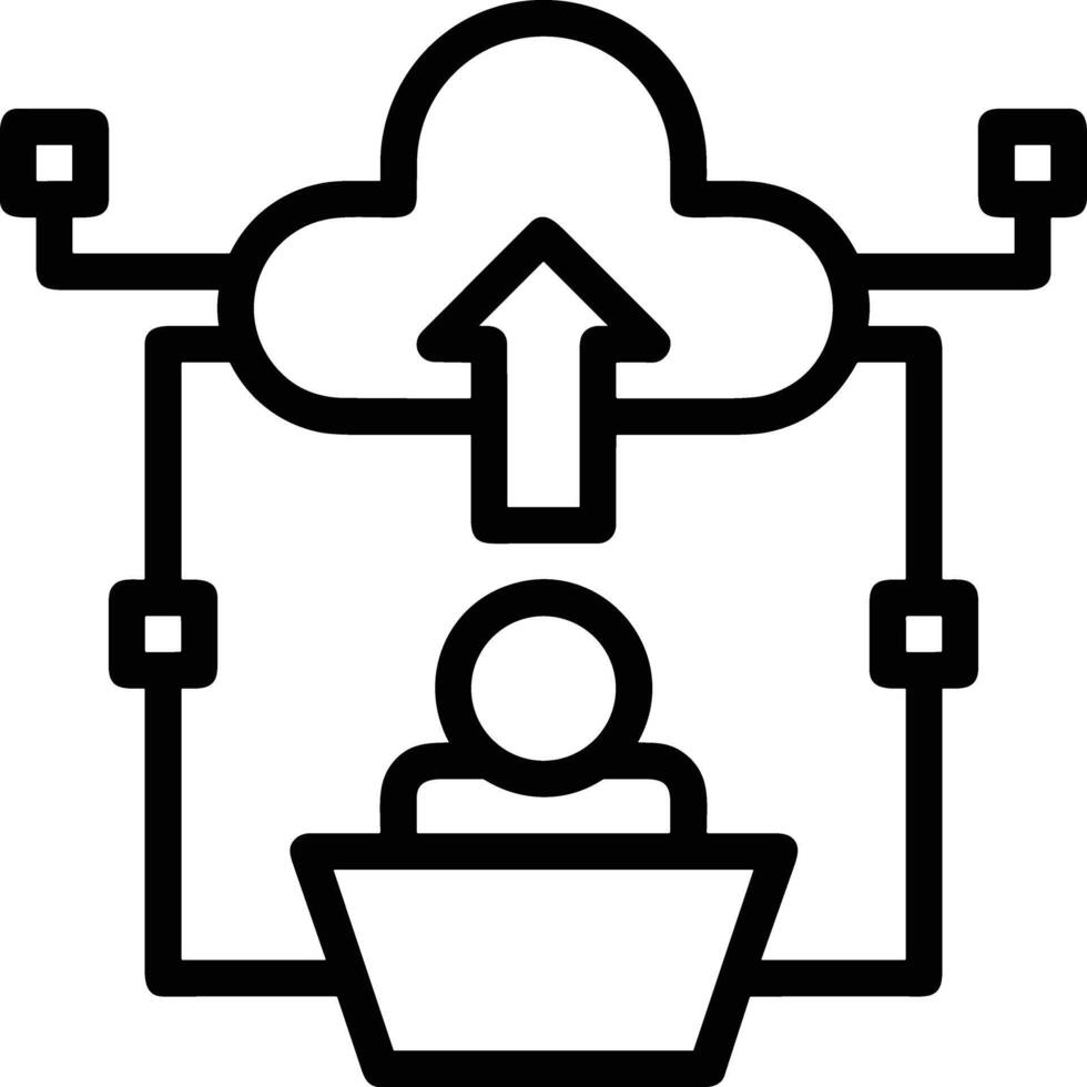 Lager Daten Symbol Symbol Bild zum Datenbank Illustration vektor