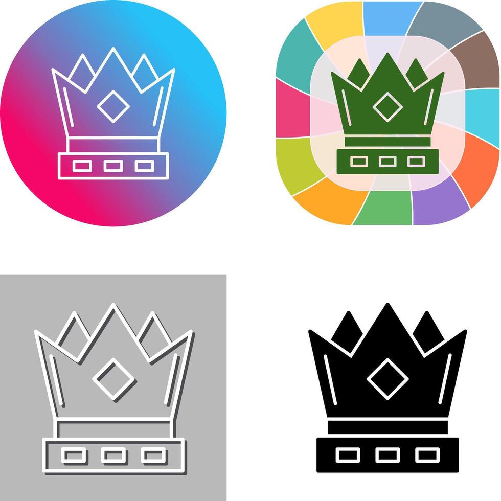 krona ikon design vektor