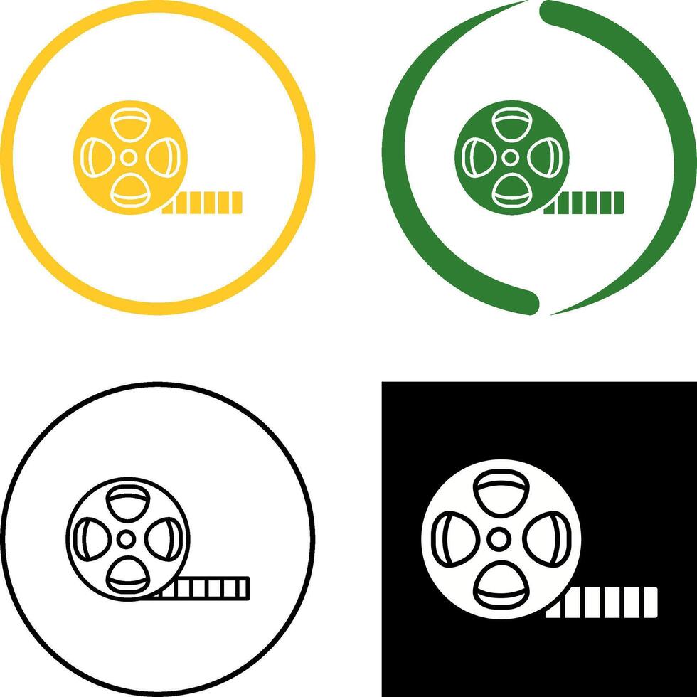 Film Spule Symbol Design vektor