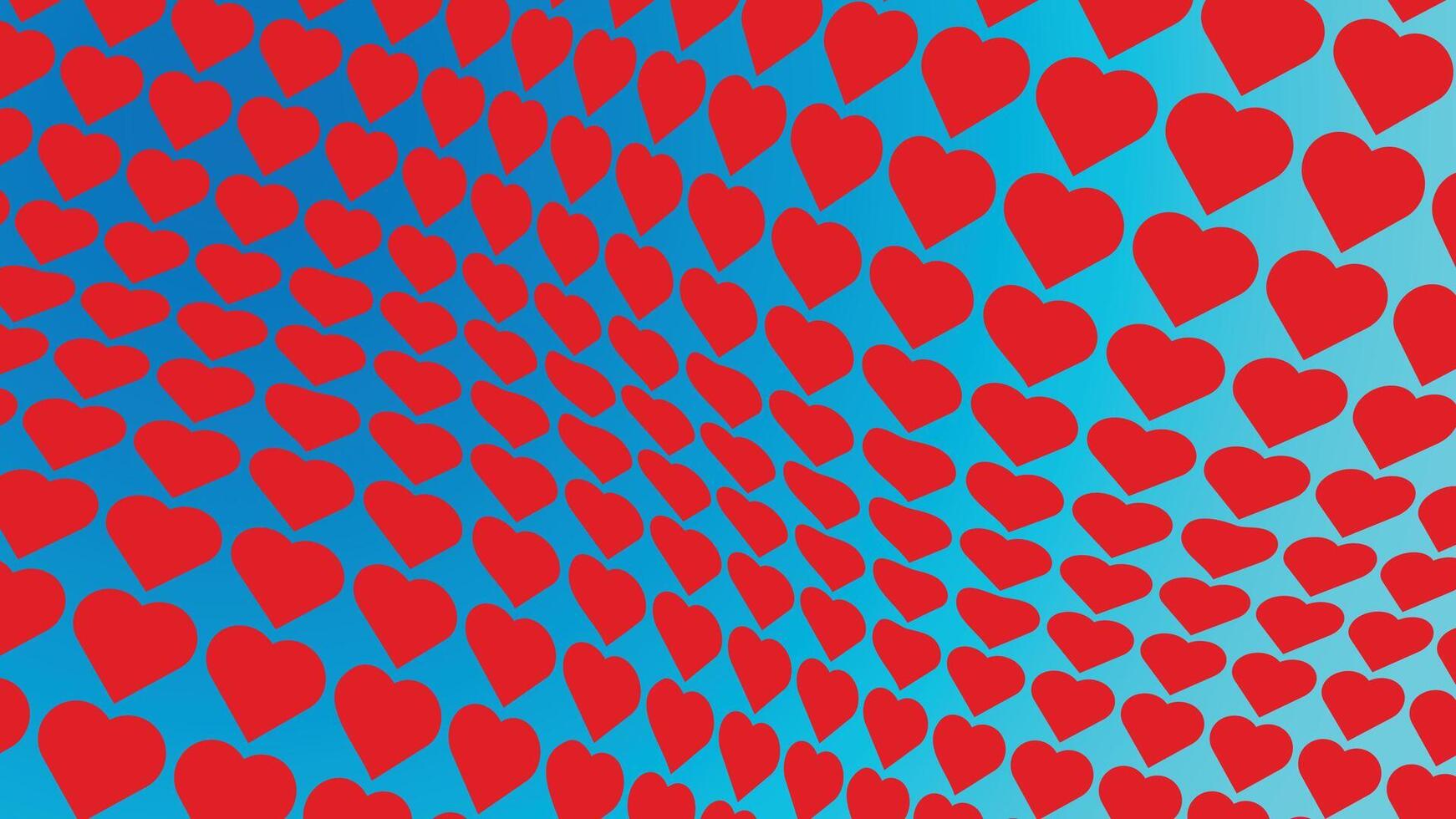 skön konfetti hjärtan faller på bakgrund. inbjudan mall bakgrund design, hälsning kort, affisch. valentine dag. illustration vektor