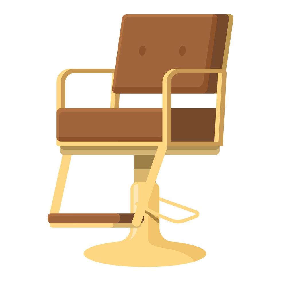studio skönhet sittplats ikon tecknad serie . barbet verktyg vektor