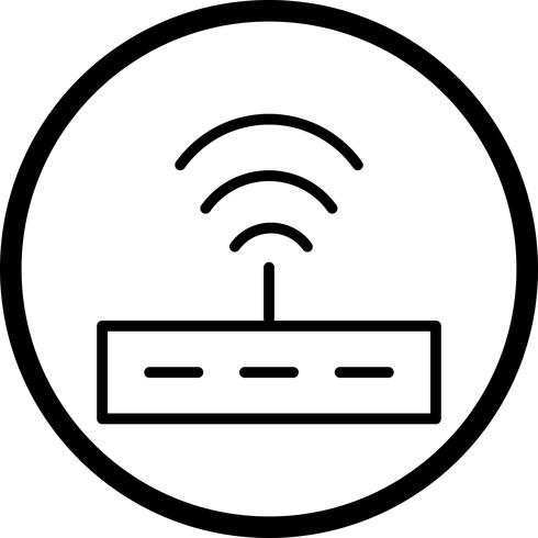 Vektor-Router-Symbol vektor