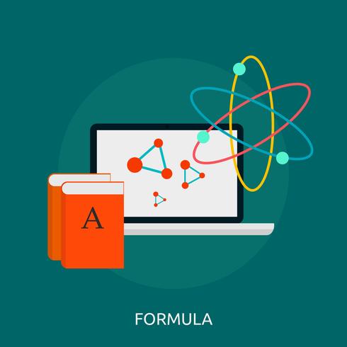 Formel Konceptuell illustration Design vektor