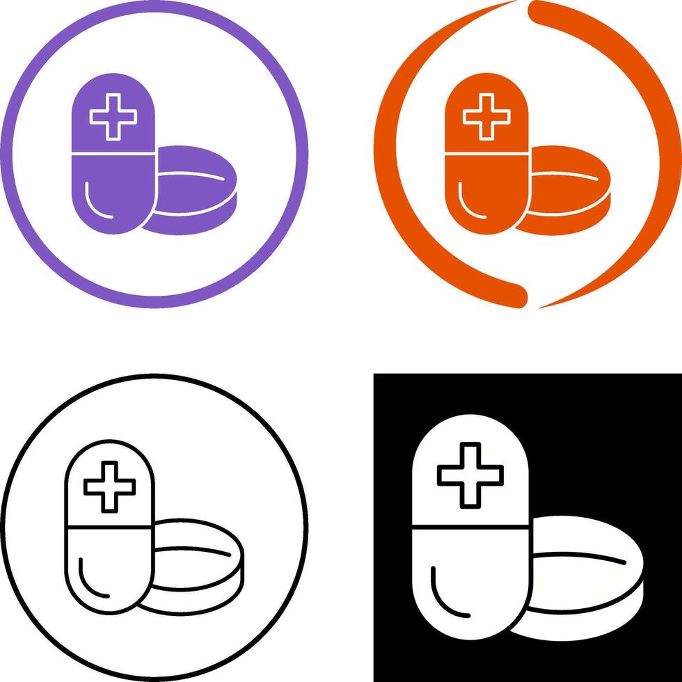 Medizin-Icon-Design vektor