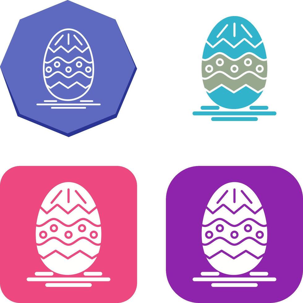 Ostern Ei Symbol Design vektor