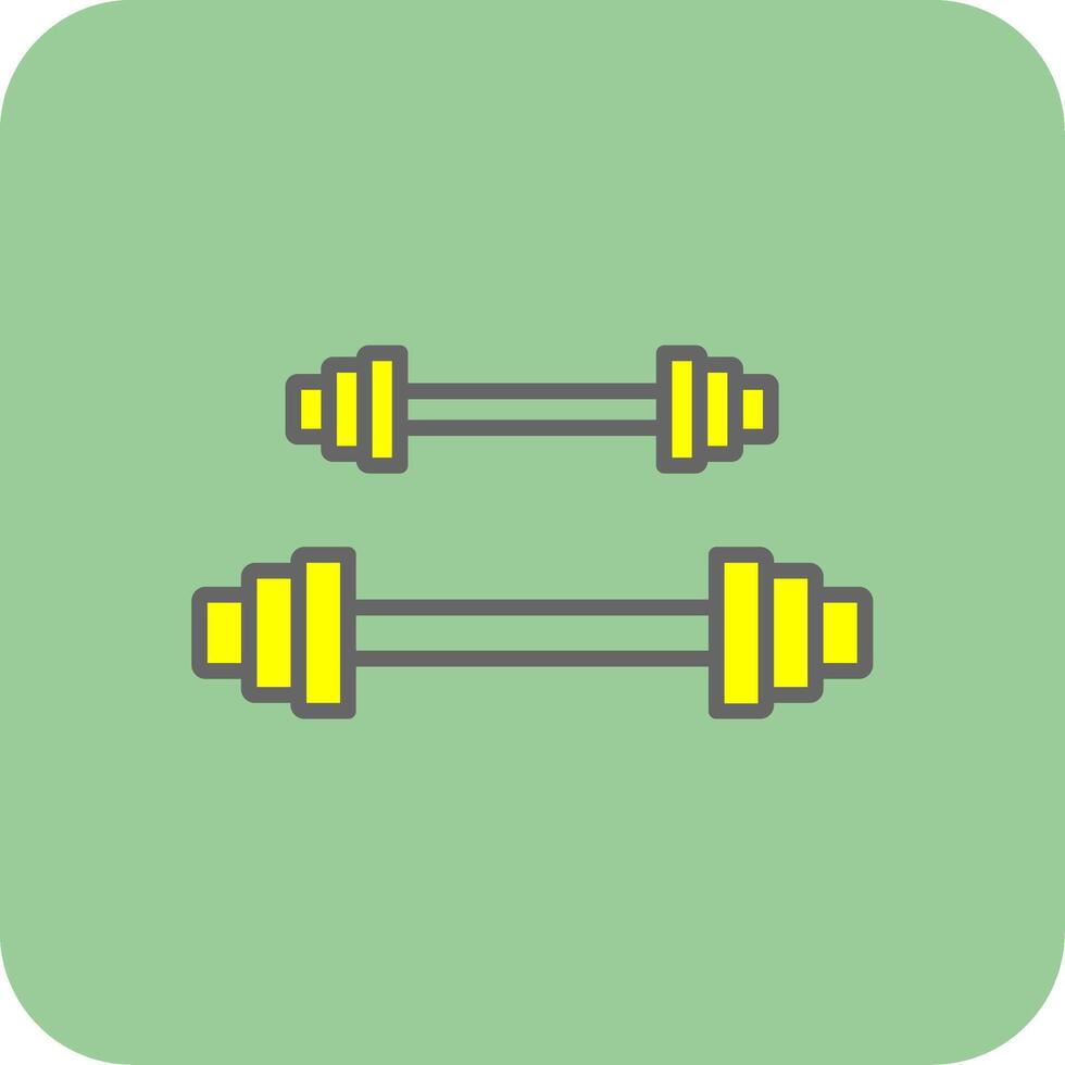 Gewichtheben Glyphe Gradient Ecke Symbol vektor