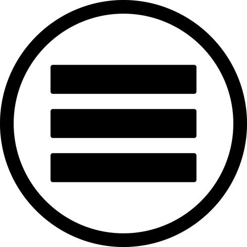 Menü-Vektor-Symbol vektor