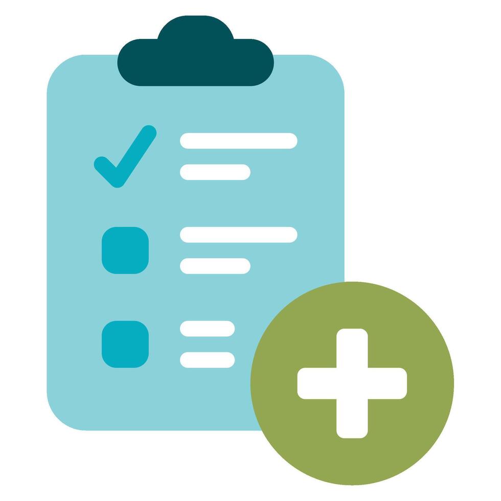 medicinsk Rapportera ikon för webb, app, infografik, etc vektor