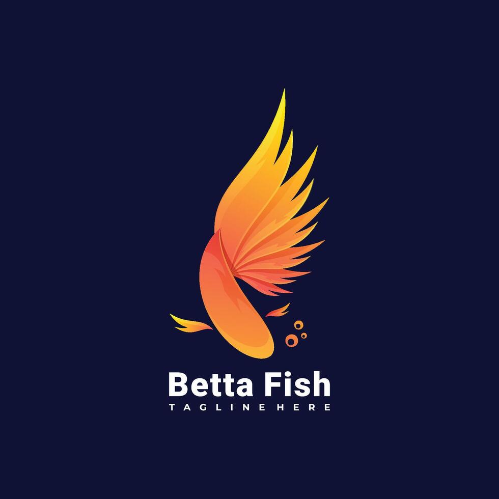 untitled-1colorful fisk logotyp illustration mall vektor