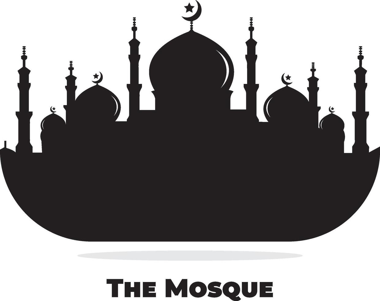 Moschee Symbol , Masjid islamisch Hintergrund Masjid vektor
