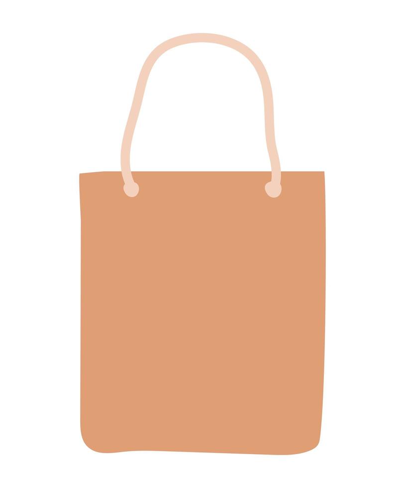 beige Ecobag-Design vektor