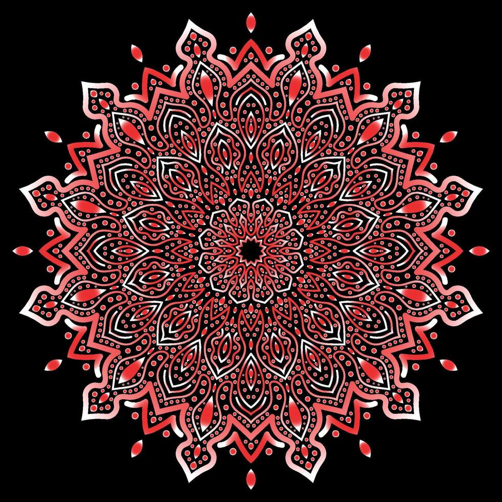 Mandala Kunst zum Vorlage Hintergrund vektor