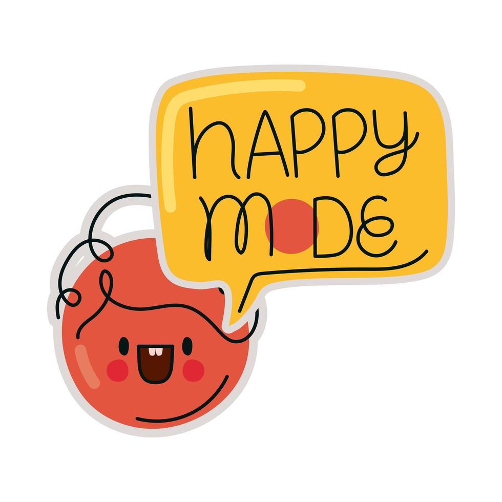 Happy-Mode-Patch vektor