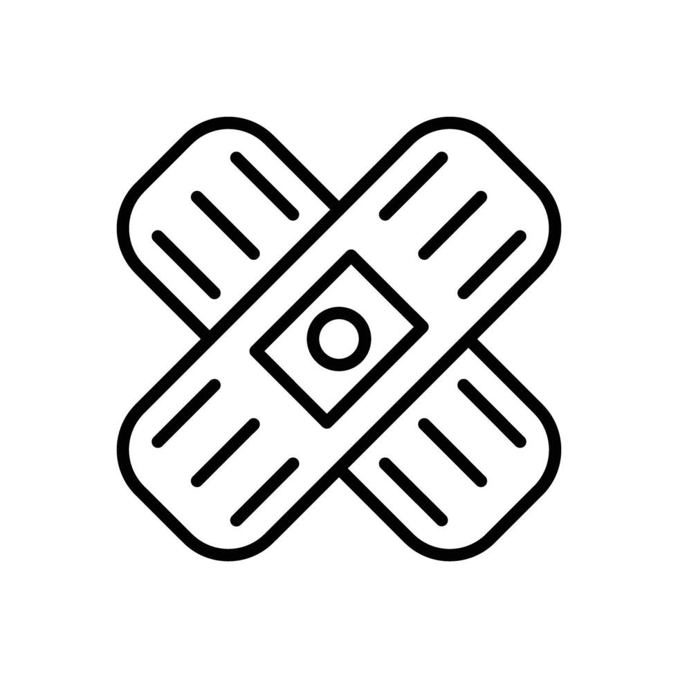 Gipslinie Icon-Design vektor