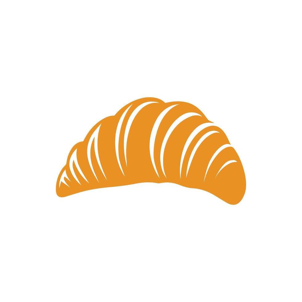 croissant ikon. bageri och bakverk tema. isolerat design. illustration vektor