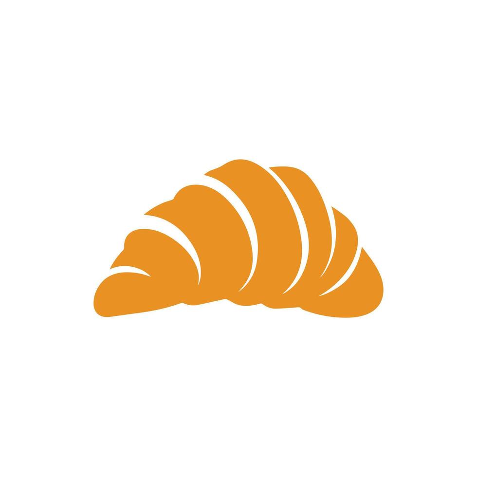 Croissant Symbol. Bäckerei und Gebäck Thema. isoliert Design. Illustration vektor