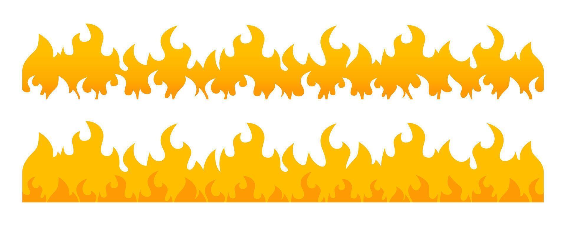 Feuer Flamme Illustration. Feuer Illustration. Feuer, Lagerfeuer, Lagerfeuer Symbole. vektor