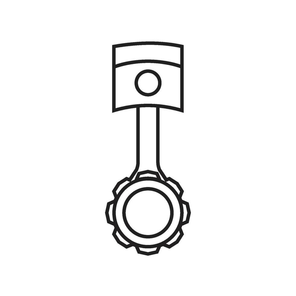 kolv ikon logotyp vektor