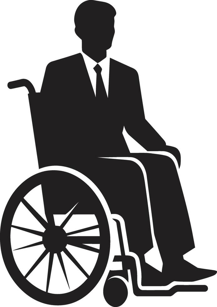 adaptiv Aufstieg deaktiviert Person auf Räder darüber hinaus Barrieren Rollstuhl vektor