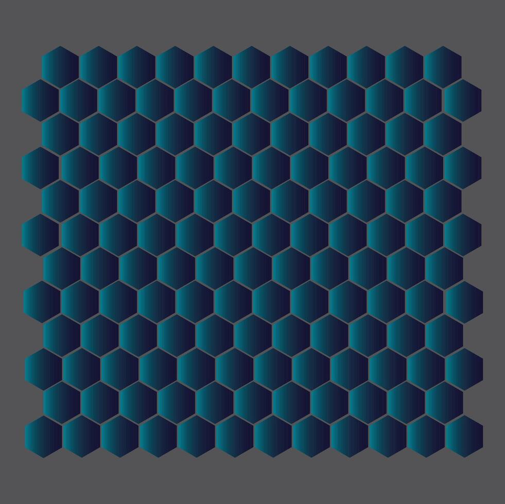 nahtlos abstrakt Hexagon Muster Hintergrund vektor
