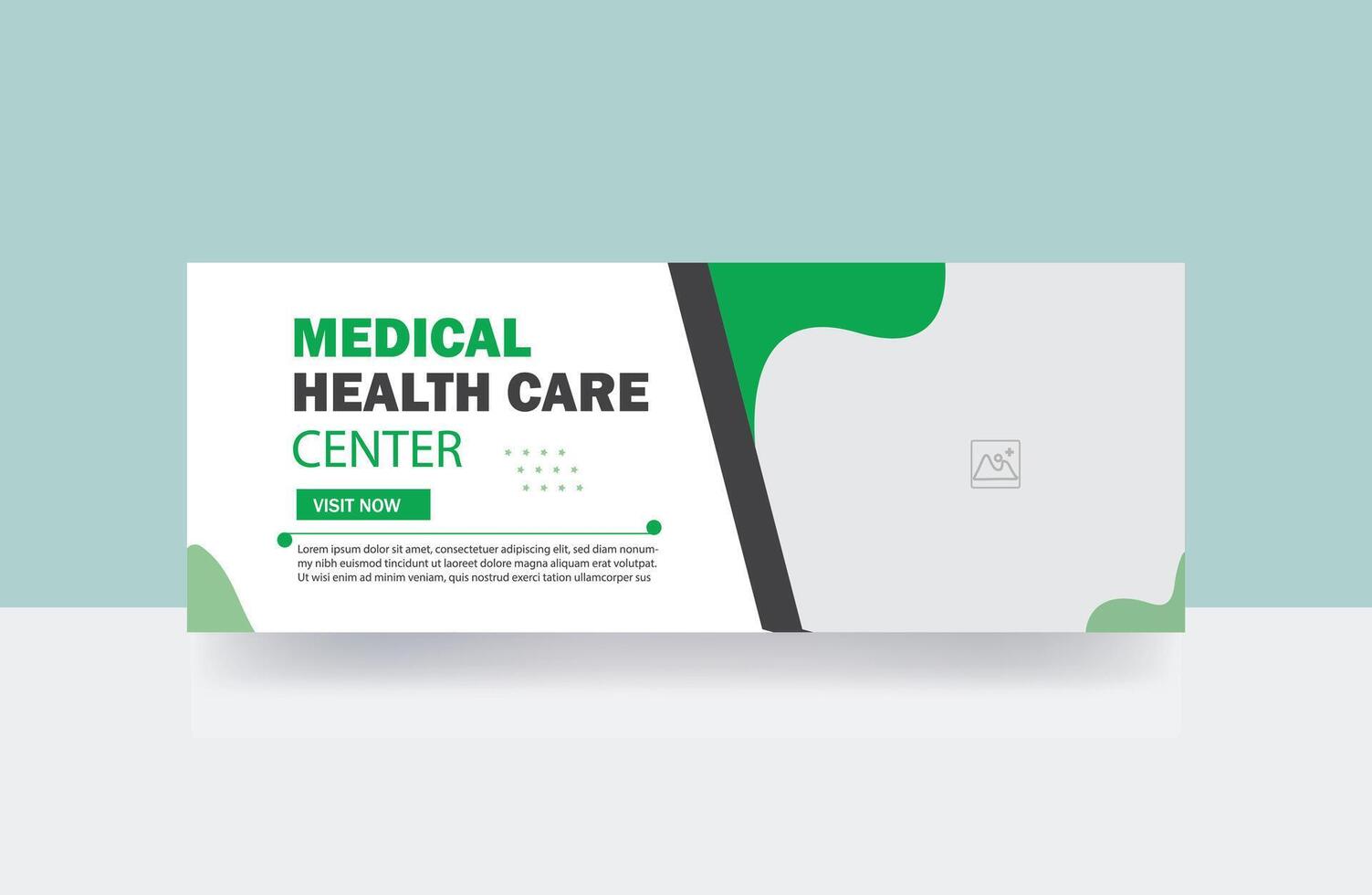 medizinisch Gesundheitswesen Center Startseite Banner Design Hintergründe Vorlage vektor