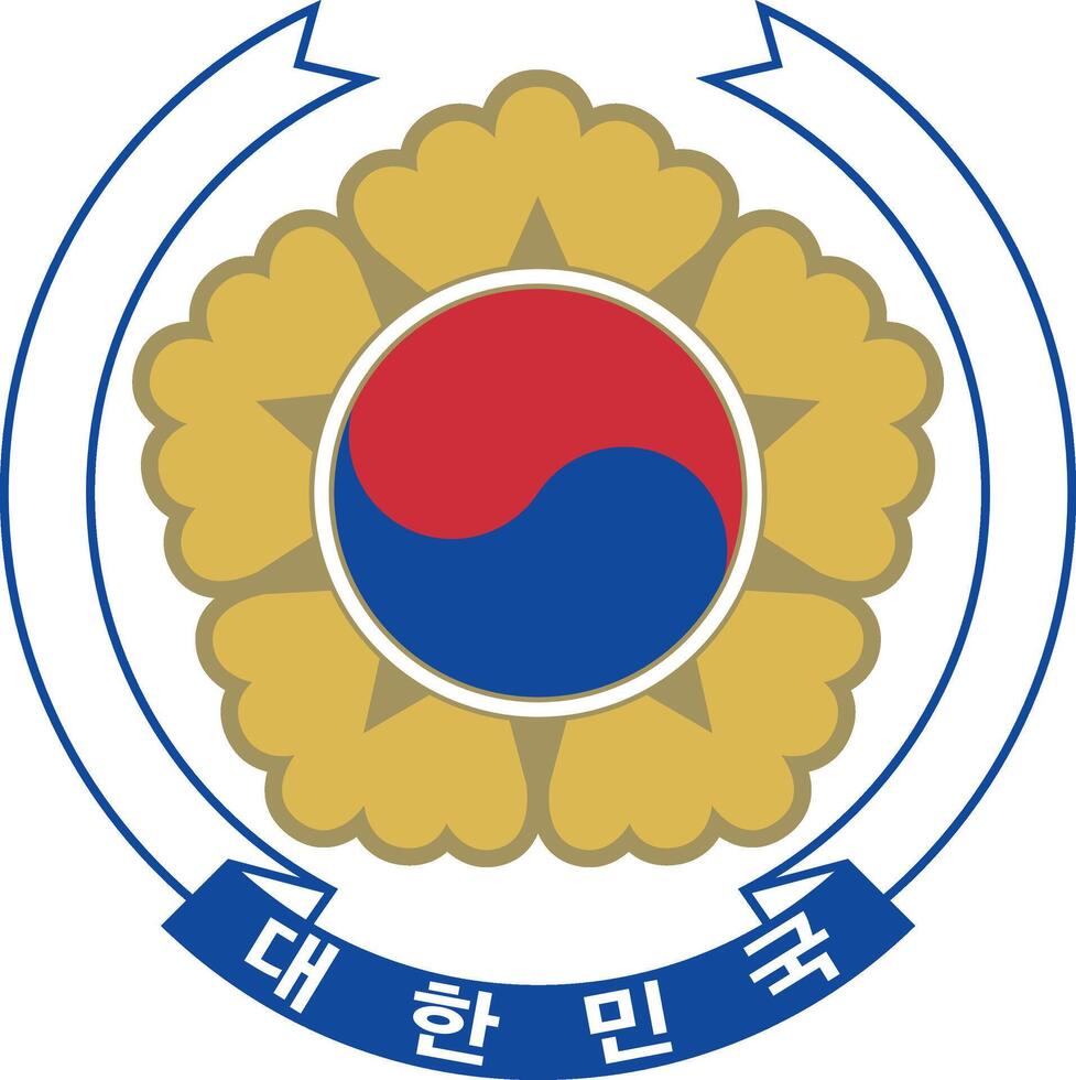 National Emblem von Süd Korea vektor