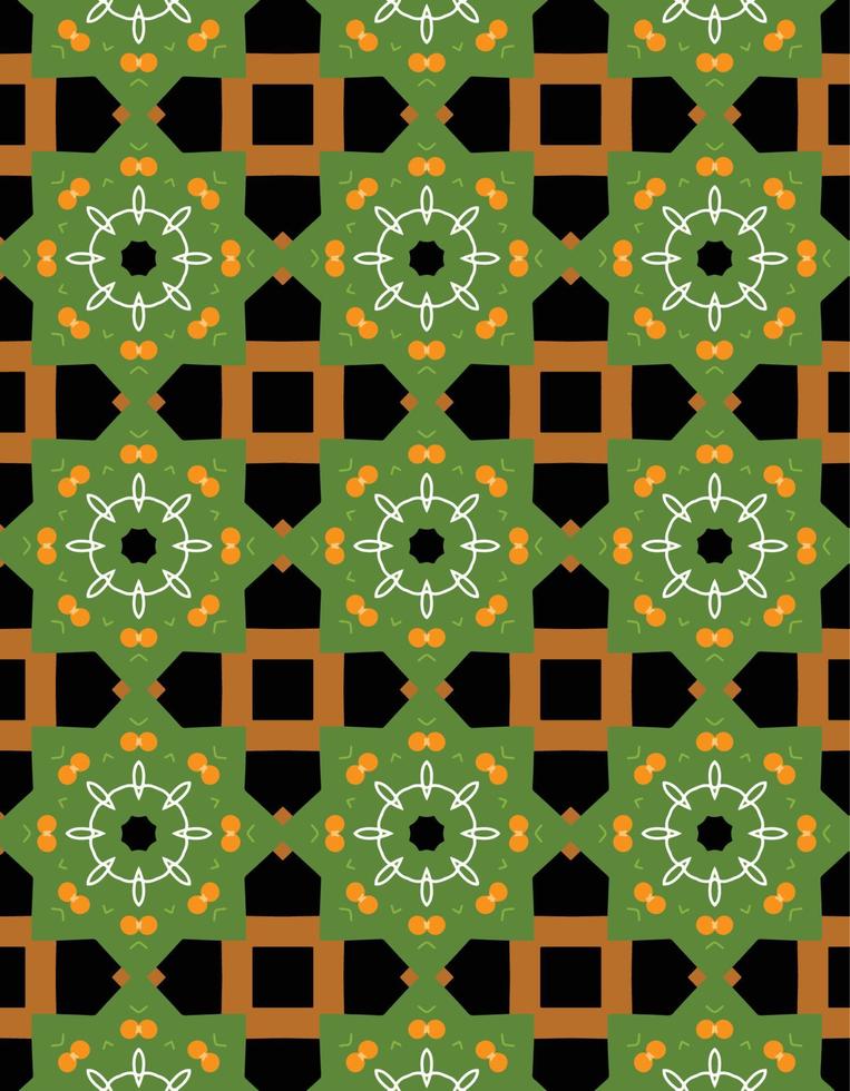 Weihnachtsmuster mit geometrischen Motiven vektor