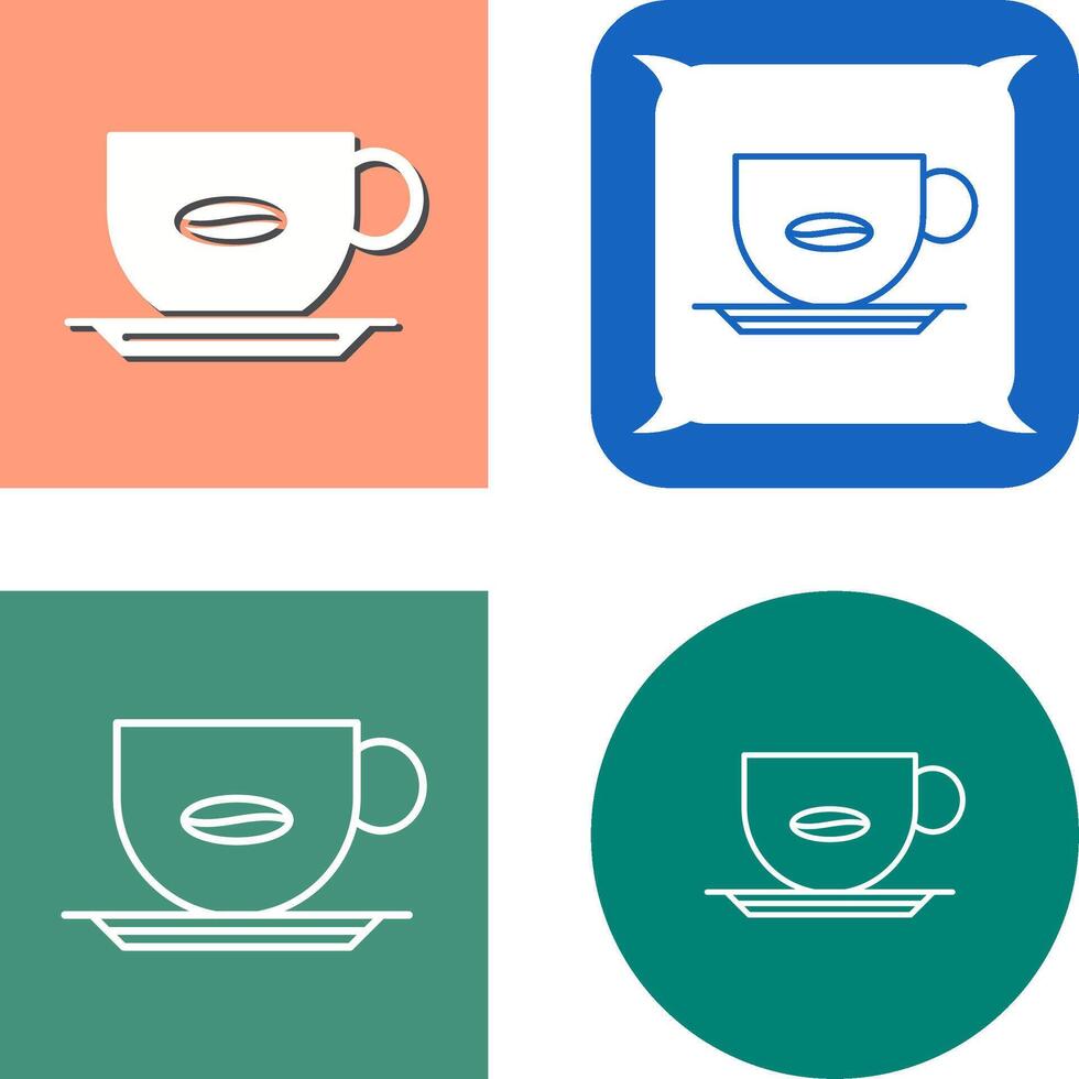 Kaffeebecher-Icon-Design vektor