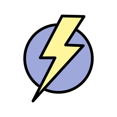 Elektrisk Shock Vector Icon