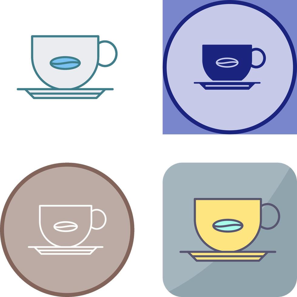 Kaffeebecher-Icon-Design vektor