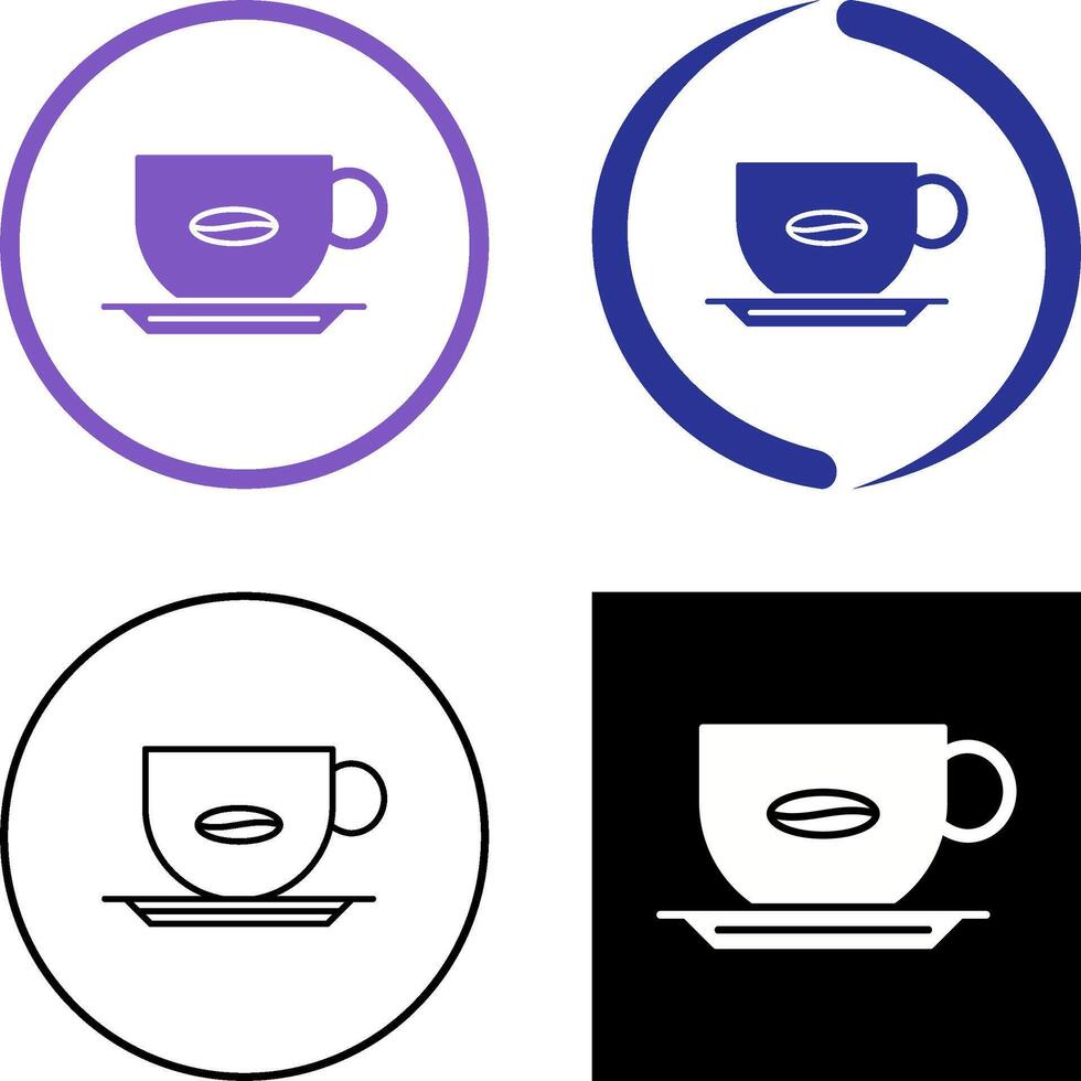 Kaffeebecher-Icon-Design vektor