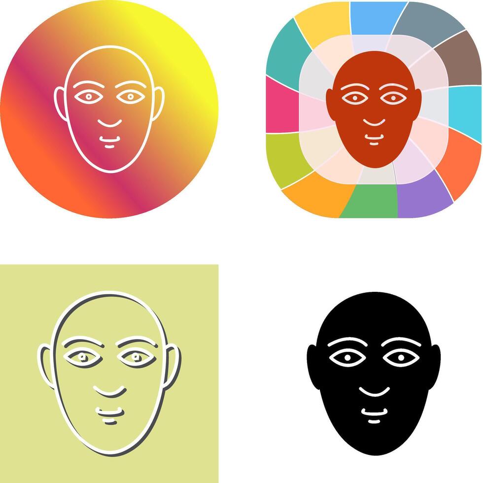 mänsklig ansikte ikon design vektor