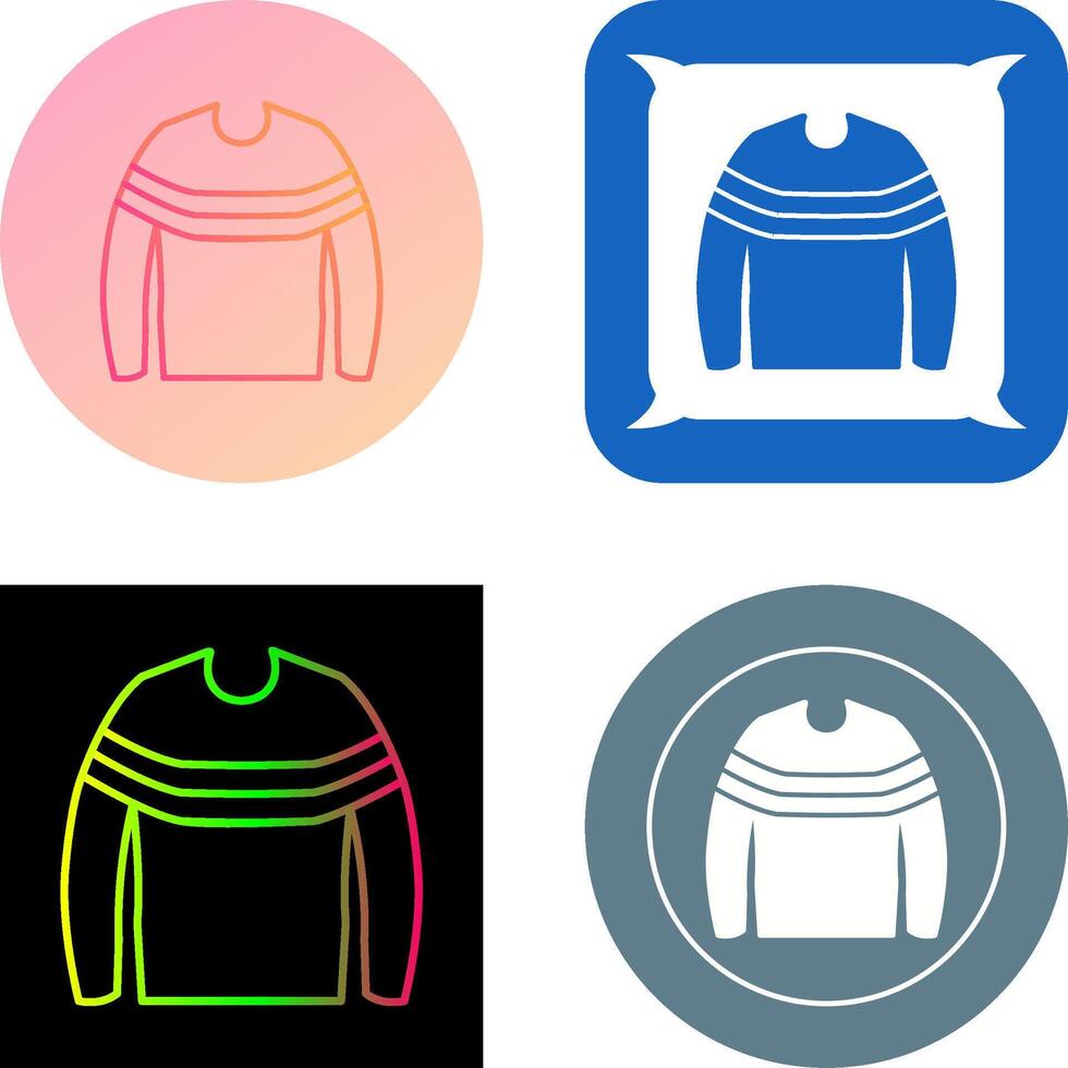 Pullover-Icon-Design vektor