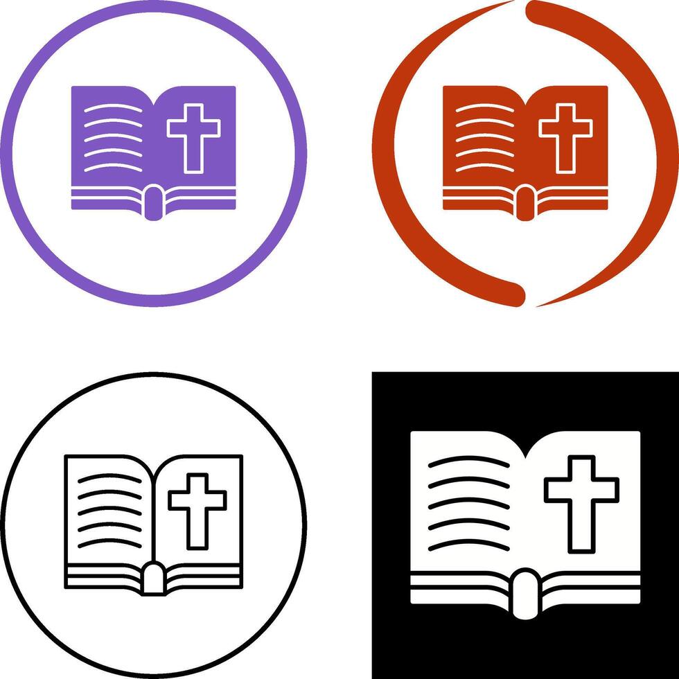 Bibel Symbol Design vektor